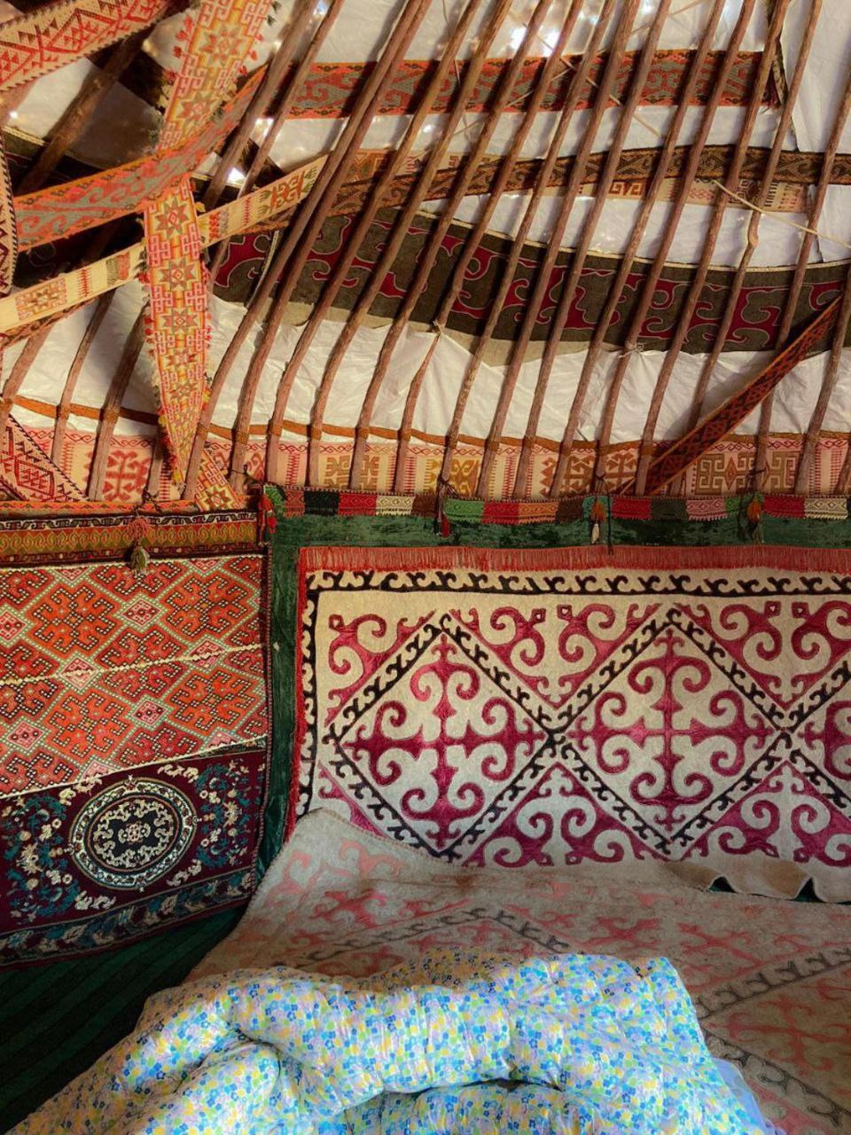 Authentic Uzbek Yurt Camp Eco-Friendly Hotel Nurota Bagian luar foto