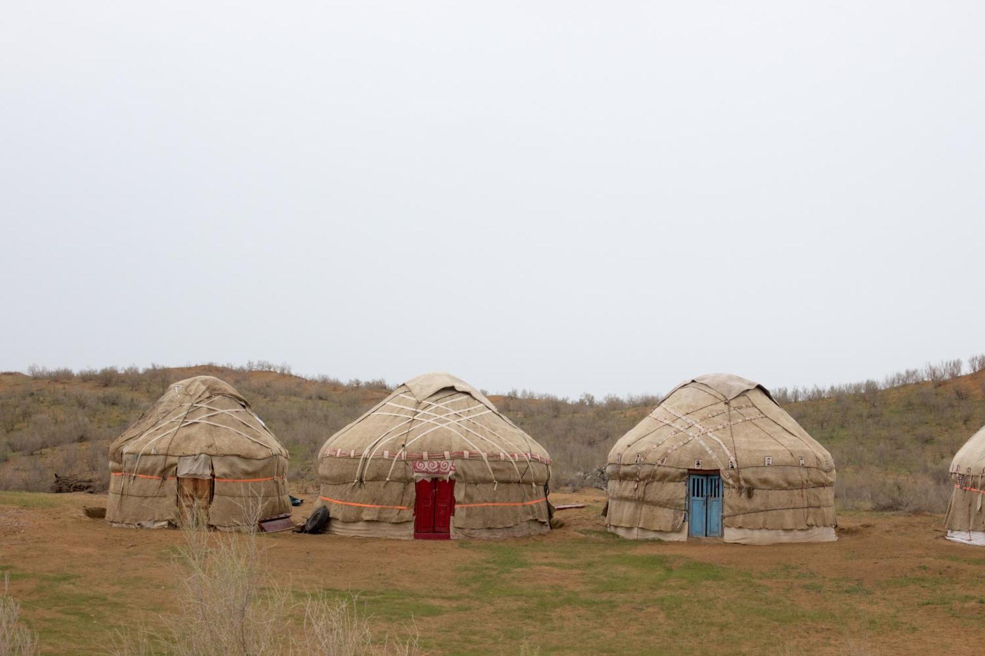 Authentic Uzbek Yurt Camp Eco-Friendly Hotel Nurota Bagian luar foto