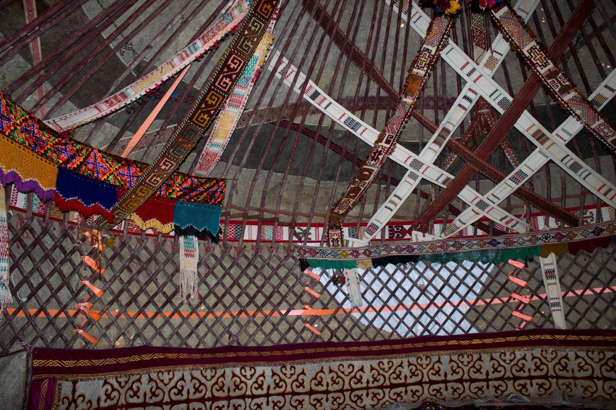 Authentic Uzbek Yurt Camp Eco-Friendly Hotel Nurota Bagian luar foto