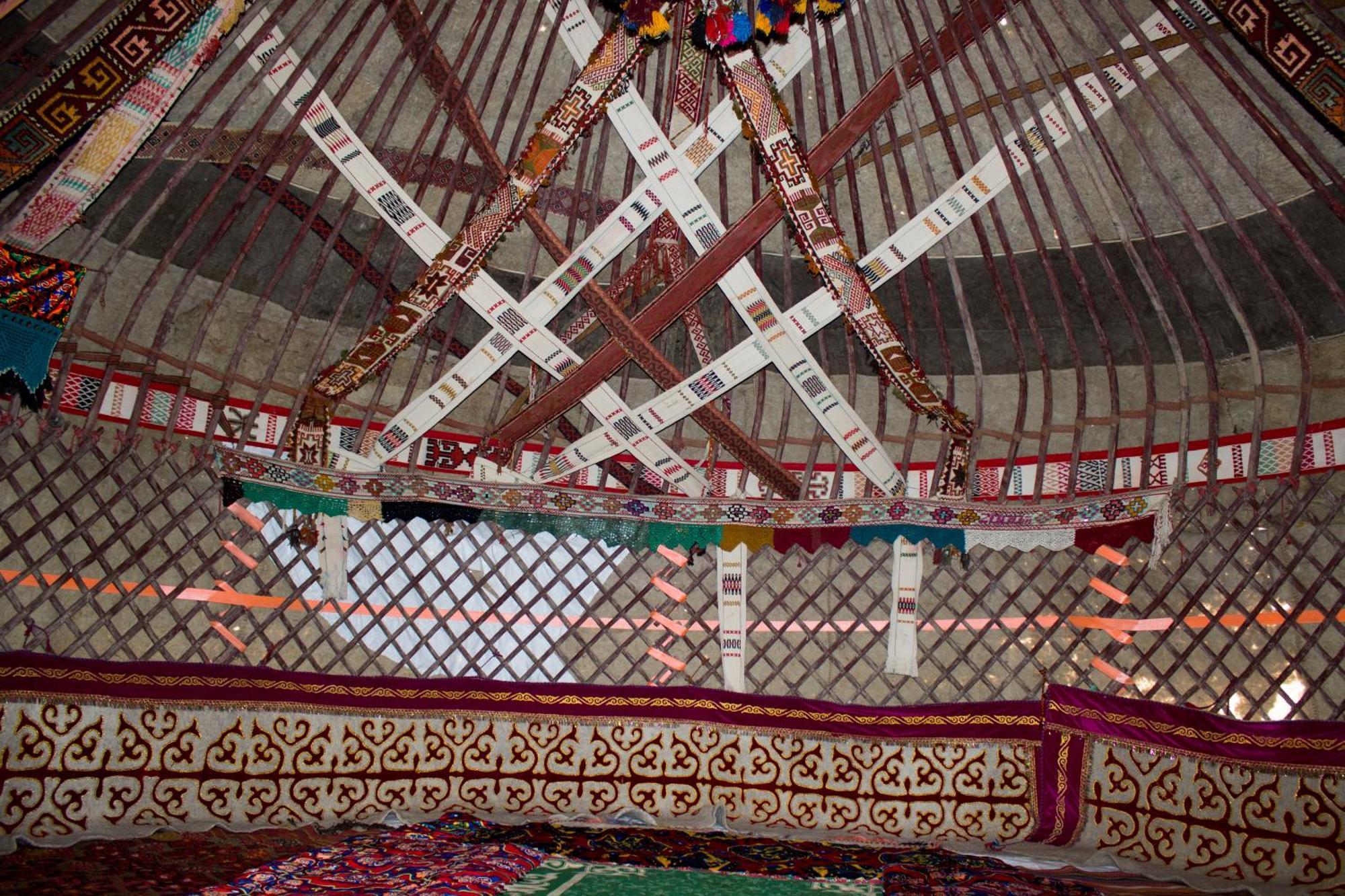 Authentic Uzbek Yurt Camp Eco-Friendly Hotel Nurota Bagian luar foto