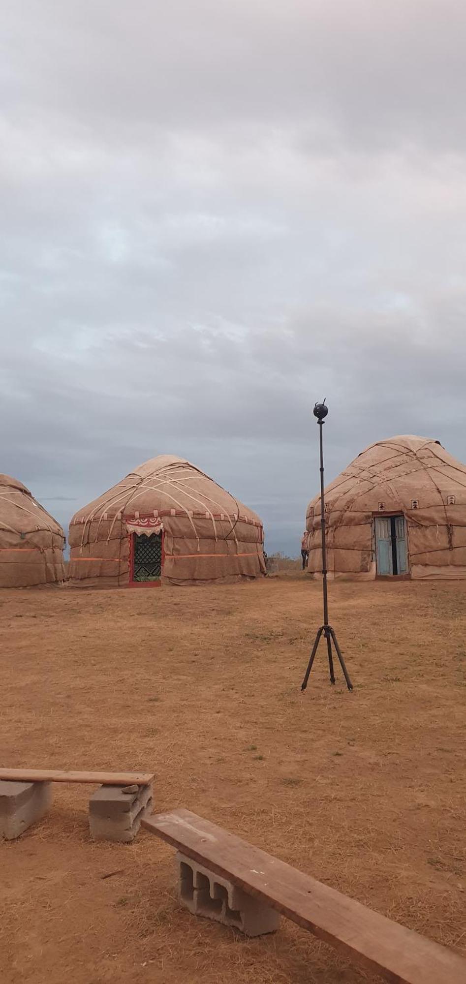 Authentic Uzbek Yurt Camp Eco-Friendly Hotel Nurota Bagian luar foto